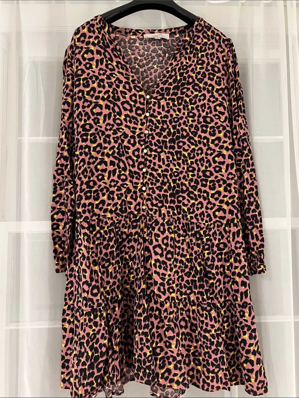 LOFT Animal Print Dress